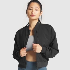 Women's Black Bomber Jacket